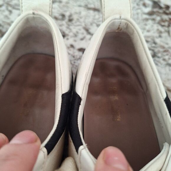 DIANE VON FURSTENBERG Leather Sneakers size 7.5 M US - Picture 5 of 11